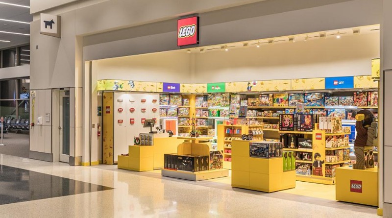 The LEGO Group is planning an entire network of US airport stores
