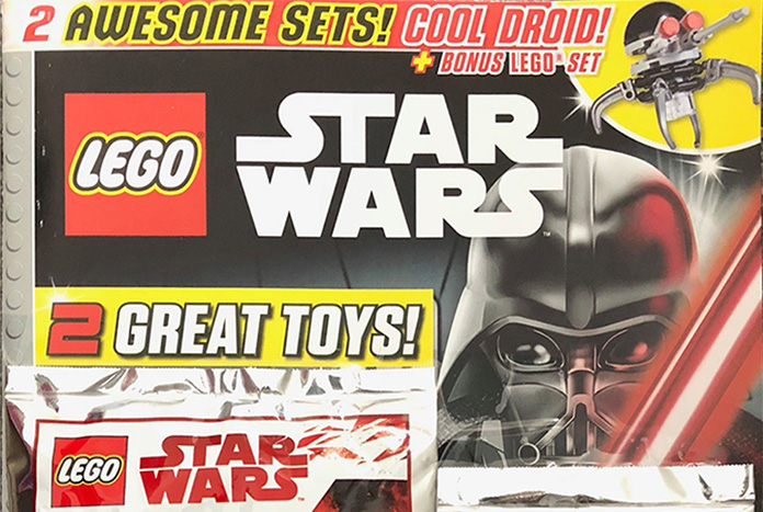 LEGO Star Wars magazine #35 comes with Dwarf Spider Droid build