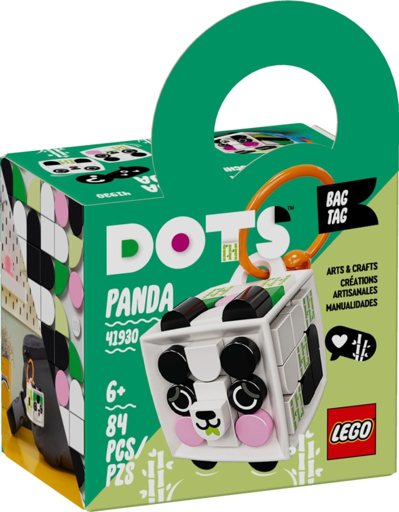 LEGO DOTS 41930 Bag Tag Panda 2