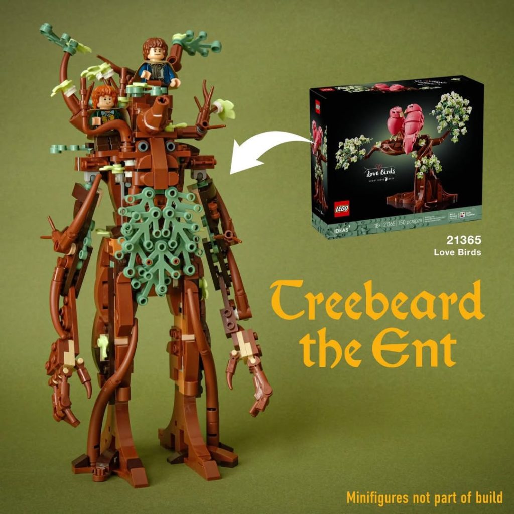 Rebrickable terauma Treebeard LEGO Ideas 21365 Love Birds alt build 8 1024x1024