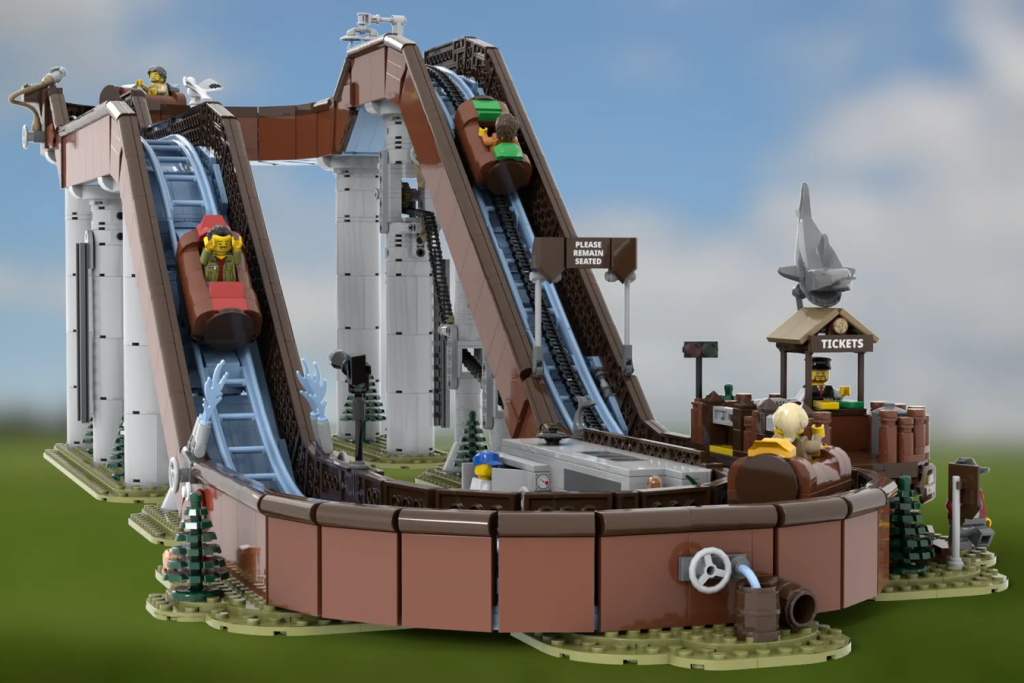 LEGO Ideas Working Log Flume 1 1024x683